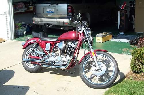 1980 Harley Davidson Xls Sportster Roadster Black Grey Travis