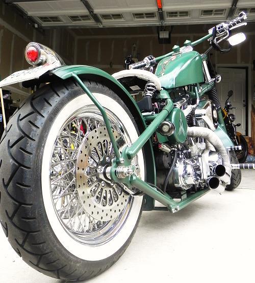 2005 Proper Chopper Bobber 357 (army green), boulder, Colorado (156310) ChopperExchange