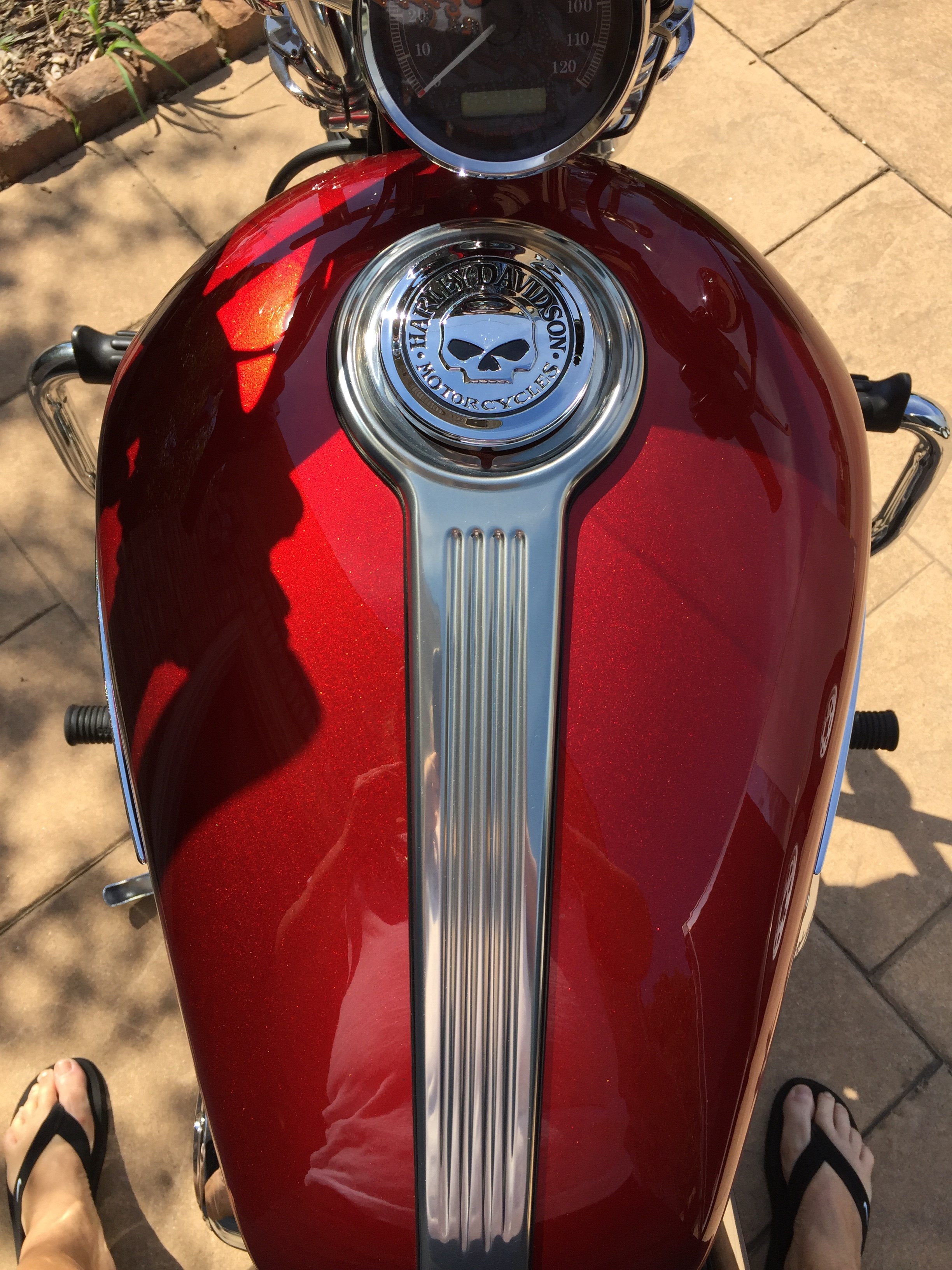 2008 HarleyDavidson® XL1200C Sportster® 1200 Custom (Velocity Red