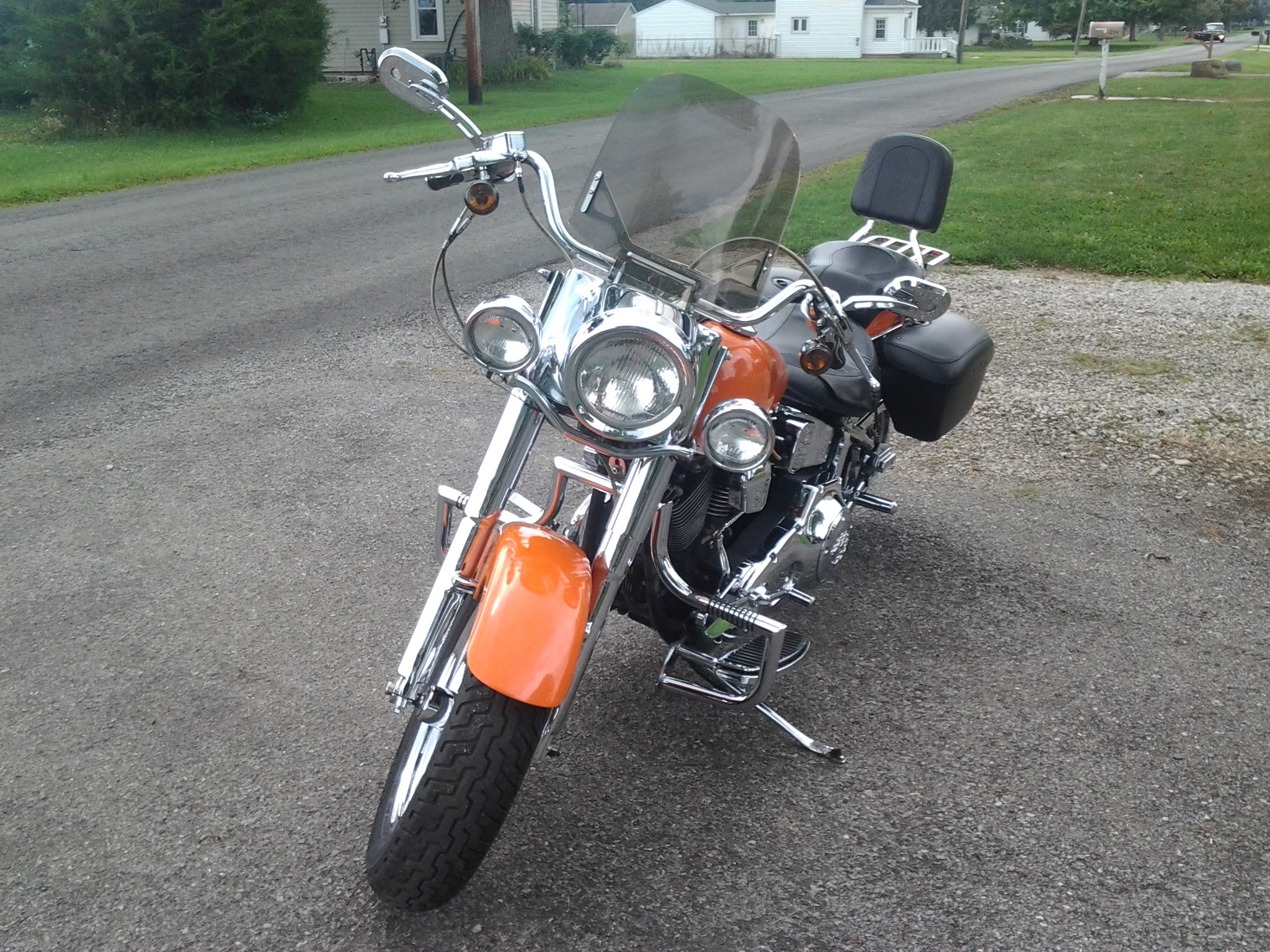 1999 HarleyDavidson® FLSTF Fat Boy® (orange), Richwood, Ohio (495983