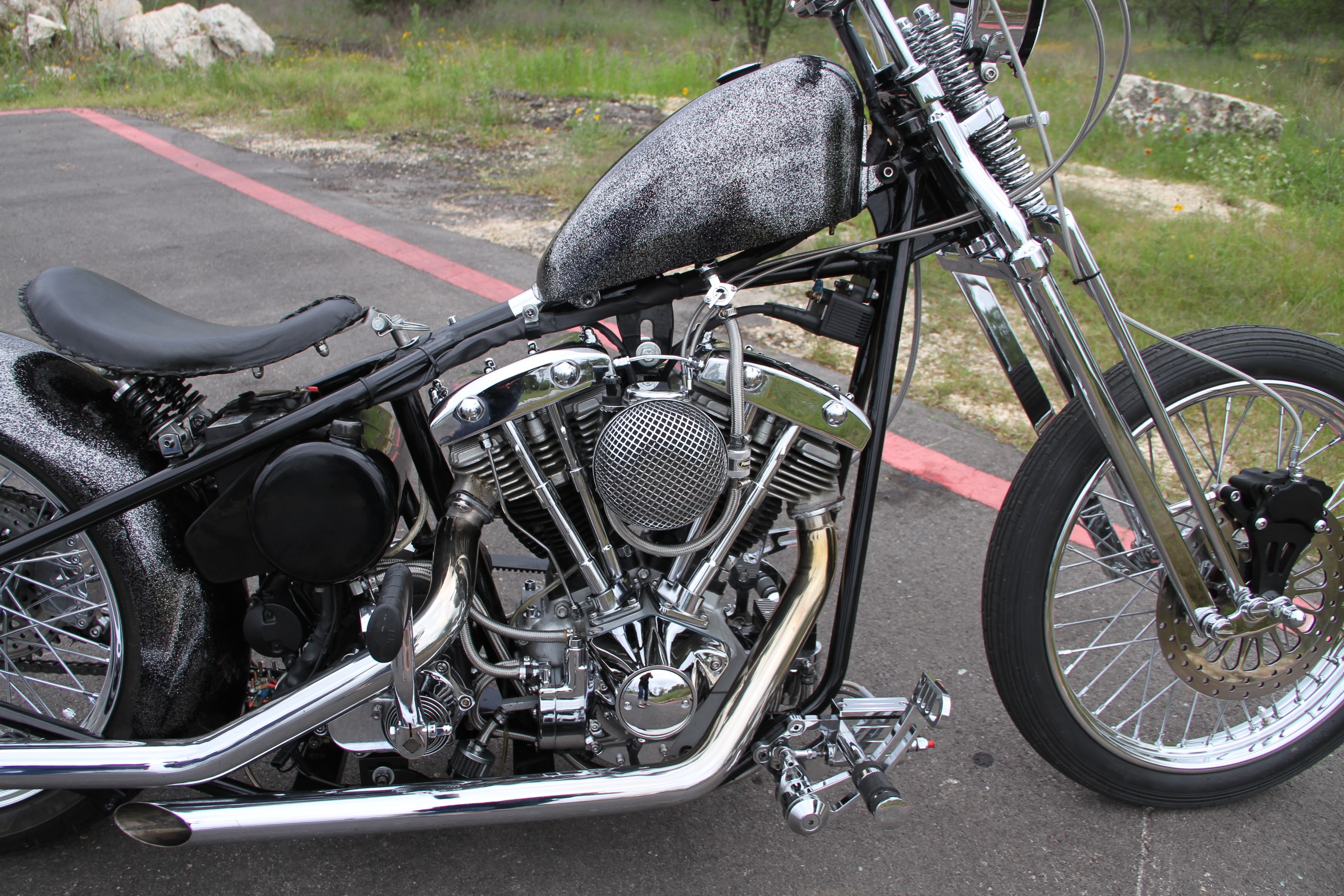 2013 Special Construction Bobber Silver Flake San