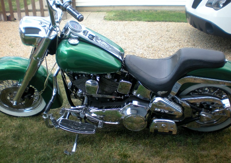 1995 HarleyDavidson® FLSTN Heritage Softail® Special Nostalgia (Green