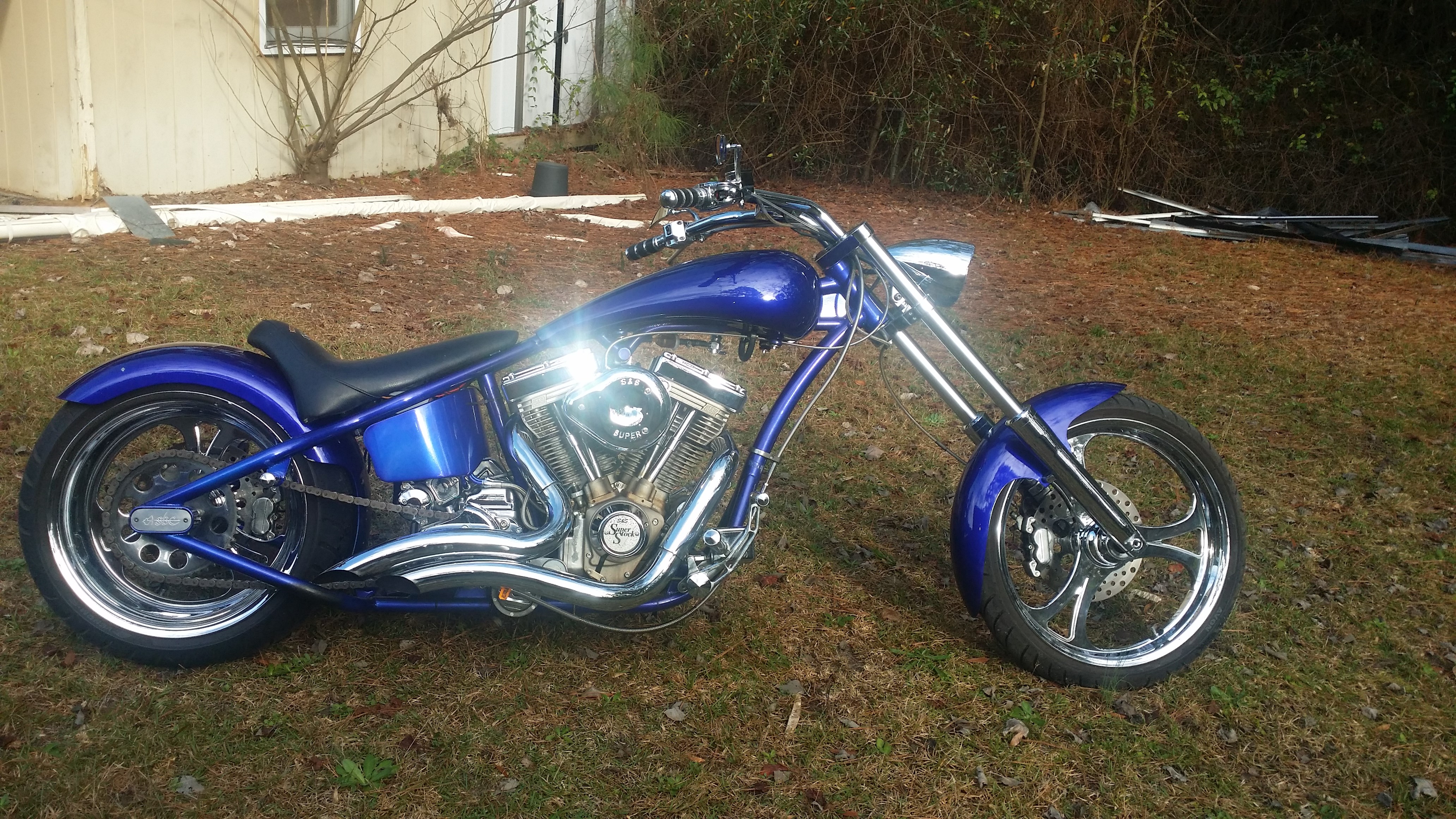 2006 Spencer Bowman Customs Rock Bottom Chopper ST (blue/purple