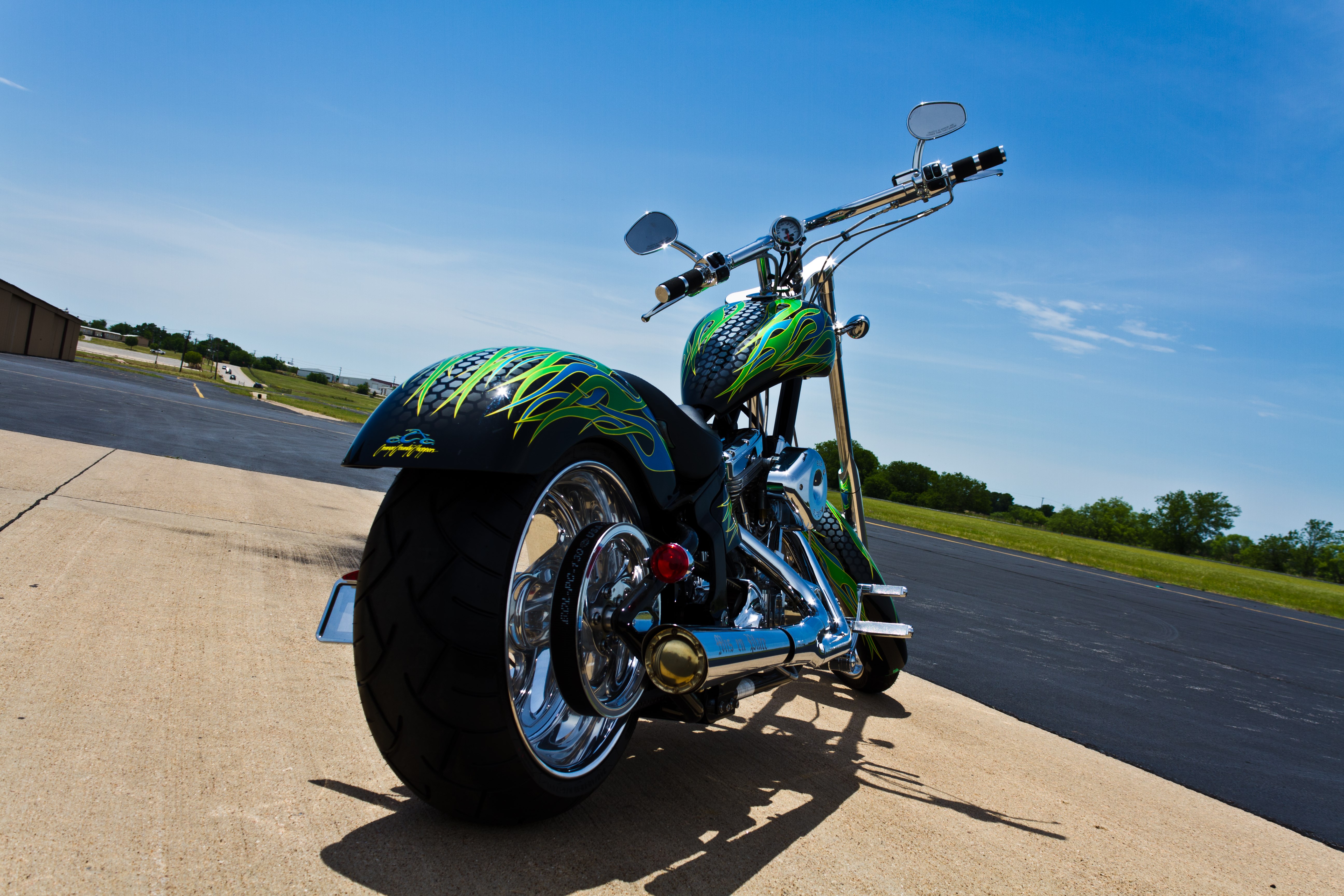 2013 Orange County Choppers (OCC) Original (Black/Green/Blue), Granbury