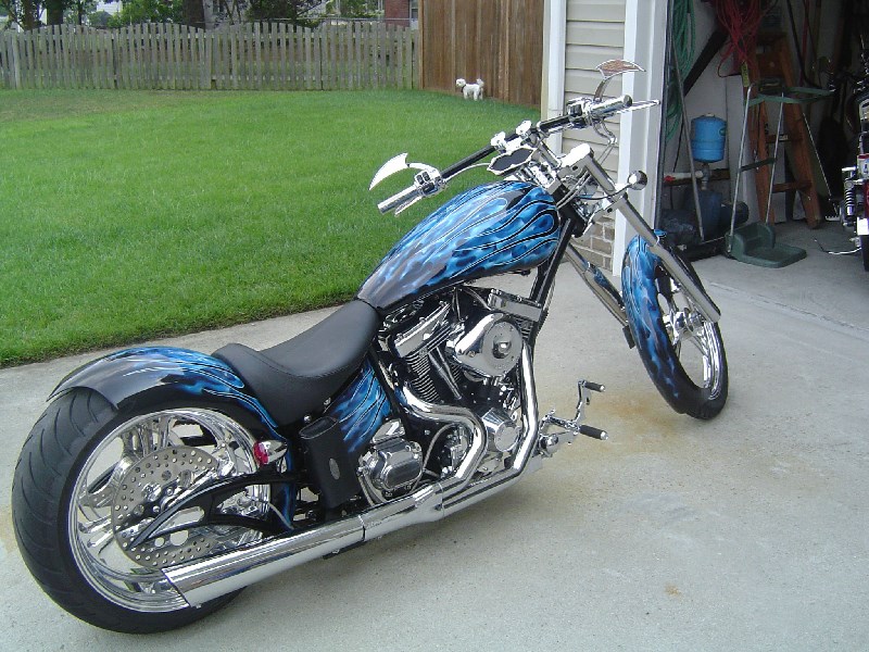 2007 Big Bear Choppers Venom ProStreet (Blue Black Flames ...