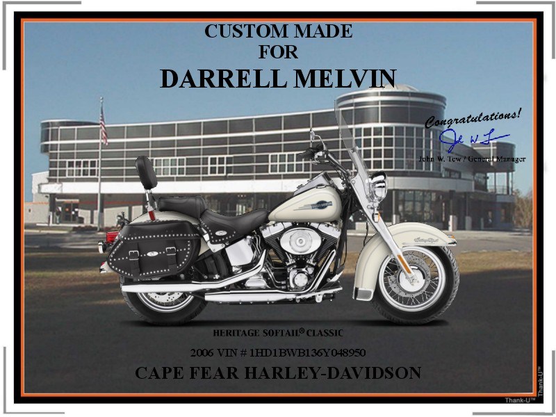 2006 HarleyDavidson® FLSTC/I Heritage Softail® Classic (Glacier White
