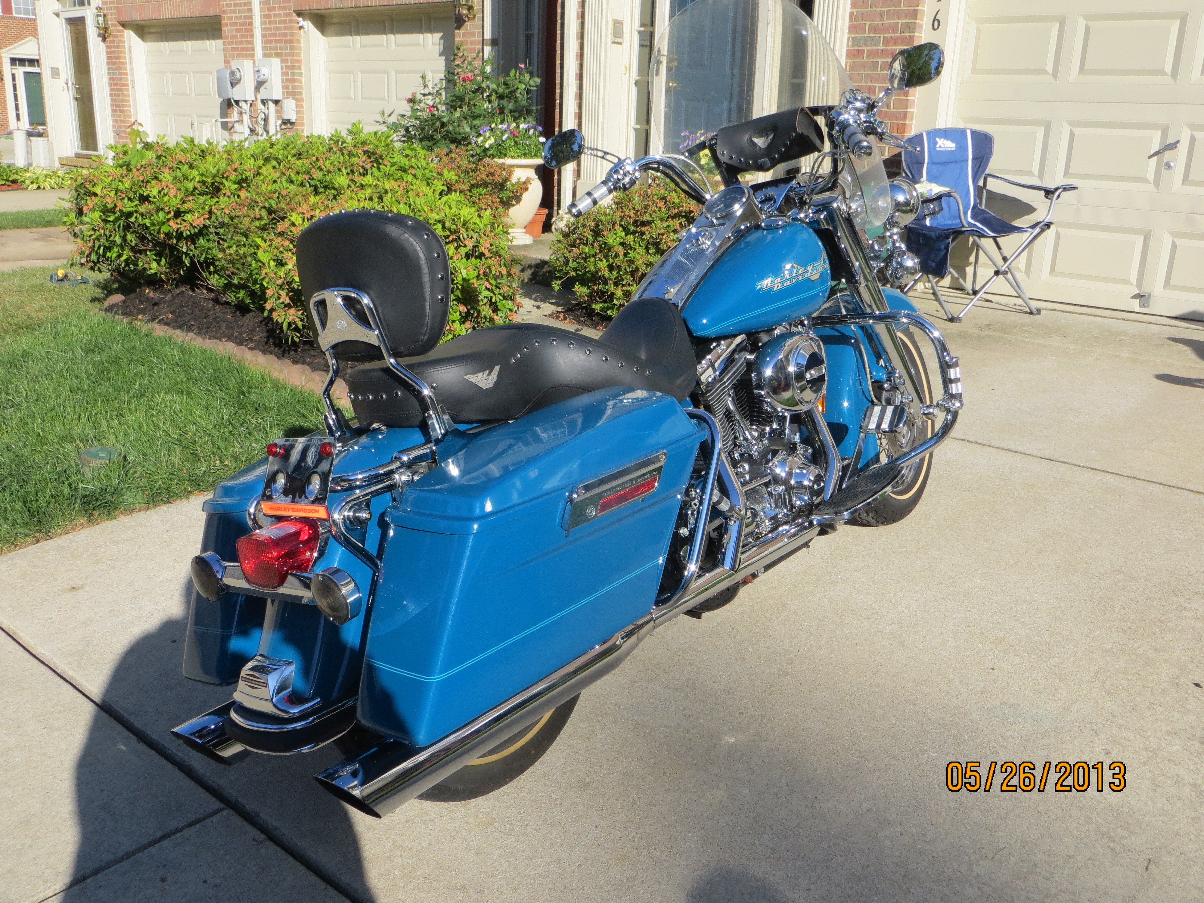 2002 HarleyDavidson® FLHR/I Road King® (Teal blue), Odenton, Maryland
