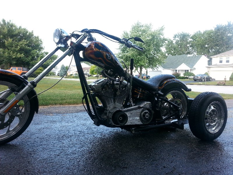 2006 Black Swamp Choppers Custom Chopper (Custom Paint Black Base