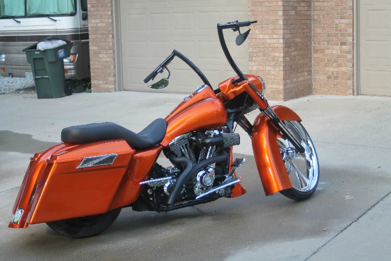 2007 HarleyDavidson® Custom (Burnt Metallic Candy Orange), nixa