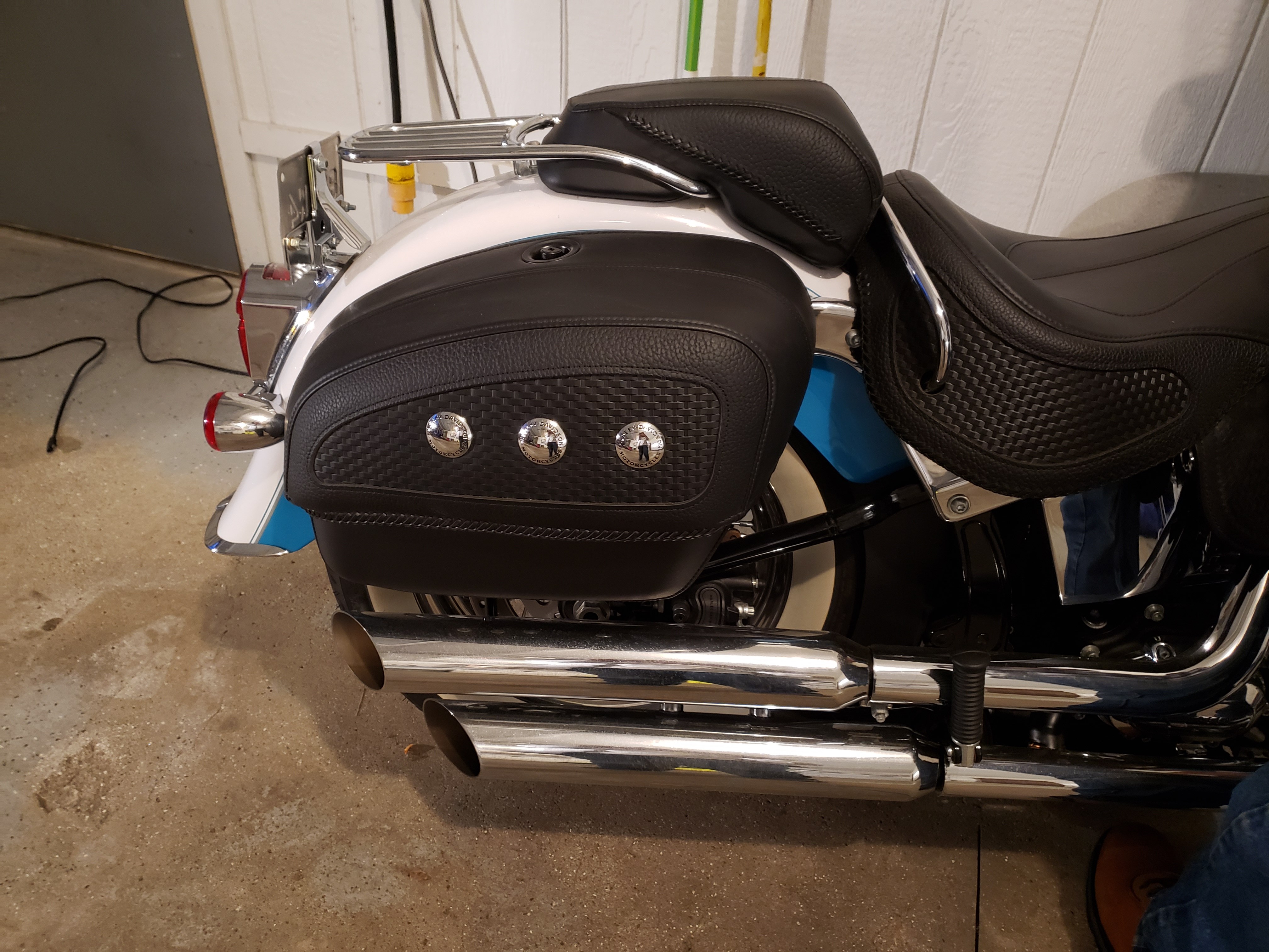 harley crushed ice pearl paint