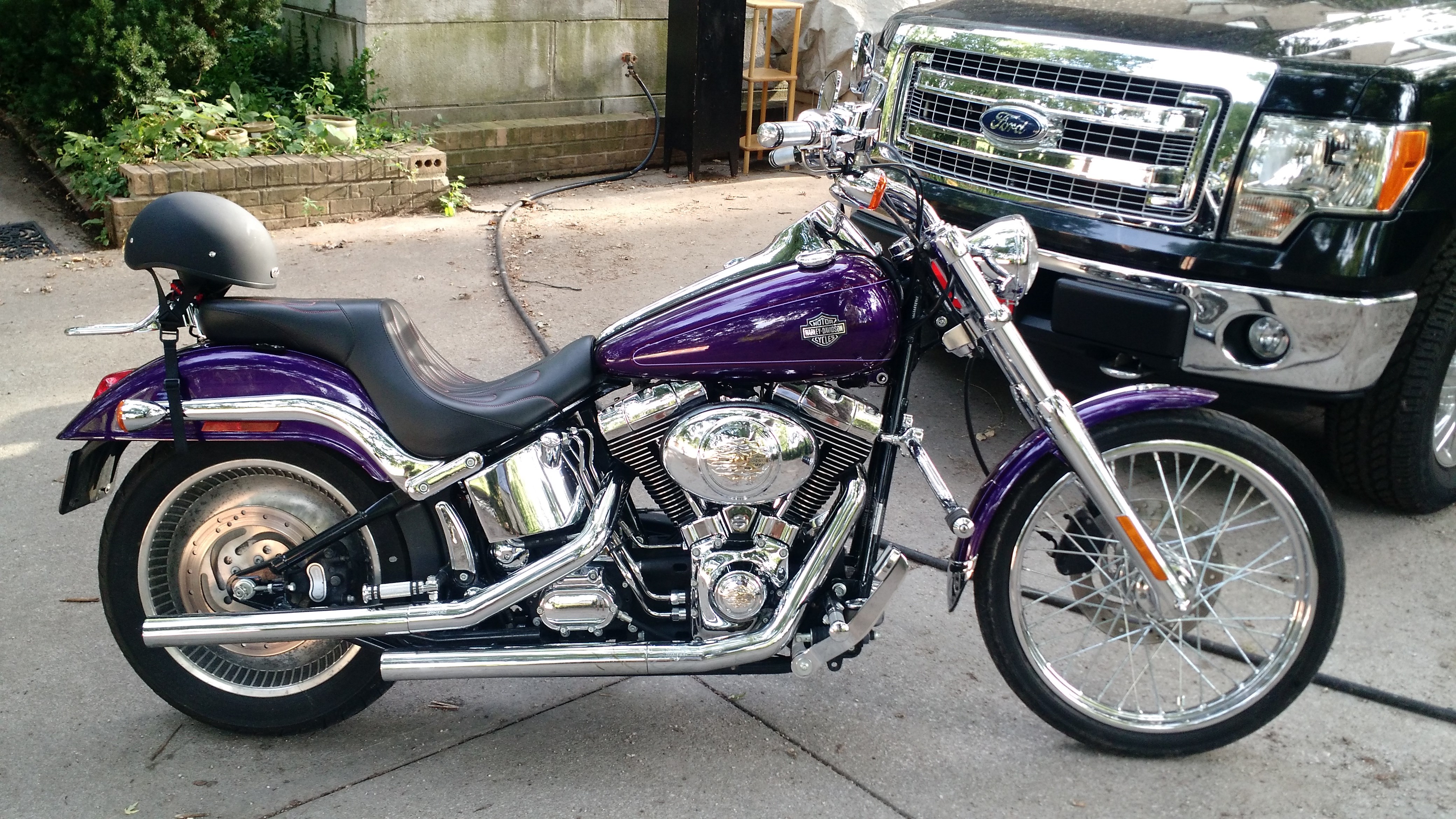 2000 Harley Davidson FXSTD Softail Deuce Purple LAWRENCE Kansas 