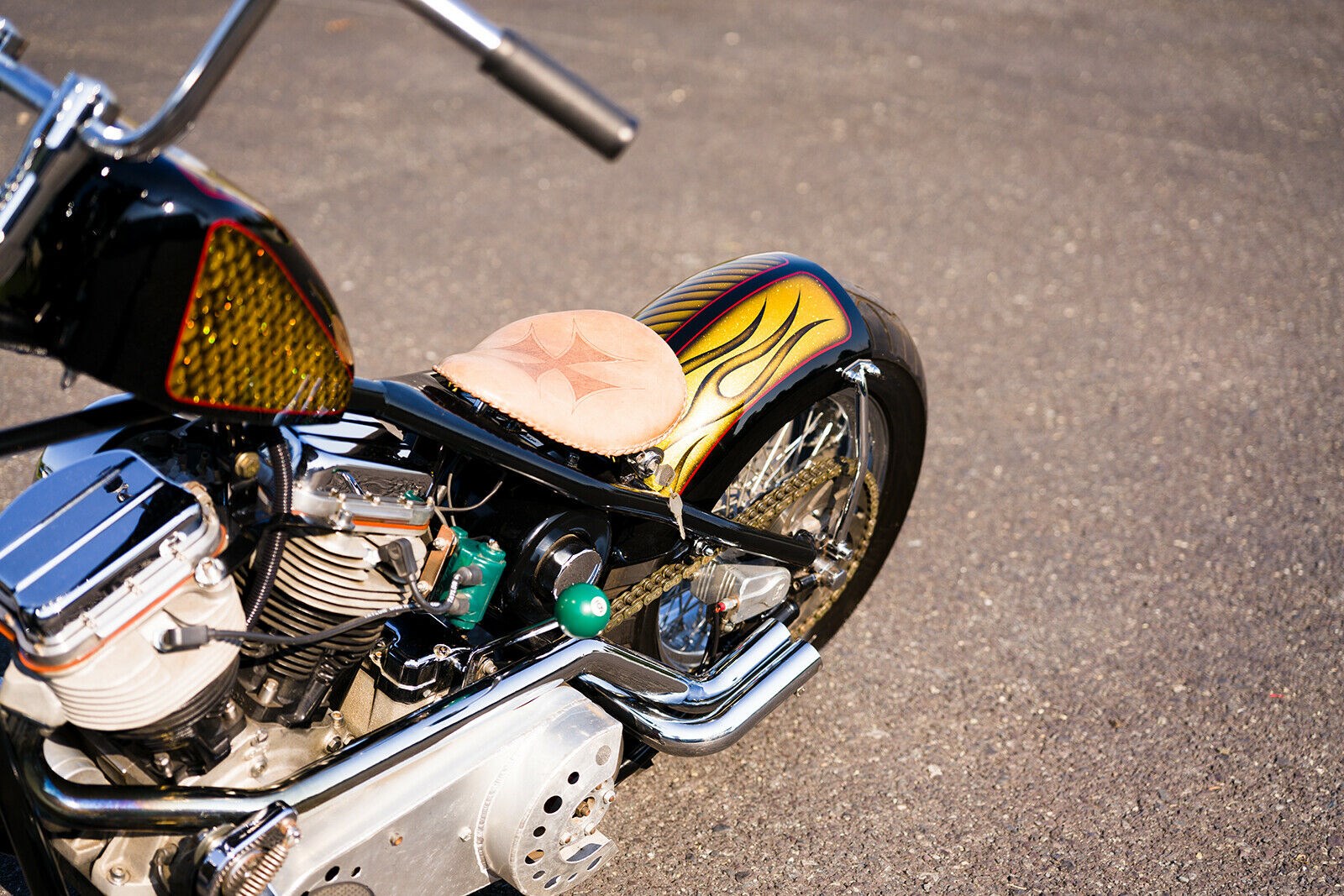 2020 American Classic Motors Chopper (Custom Gold Metal Flake