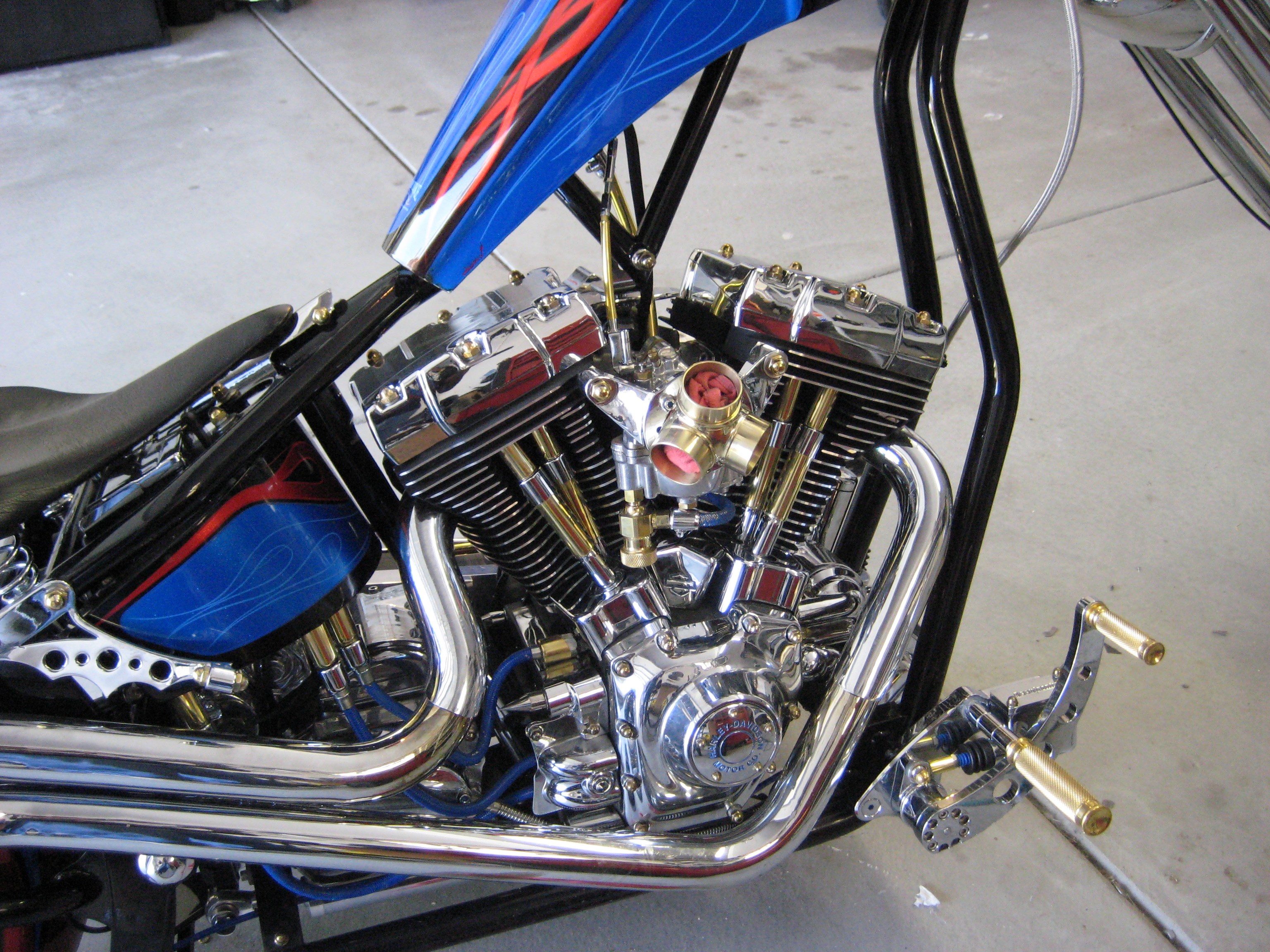 2006 Orange County Choppers (OCC) Custom Softail (Blue, Red and Black