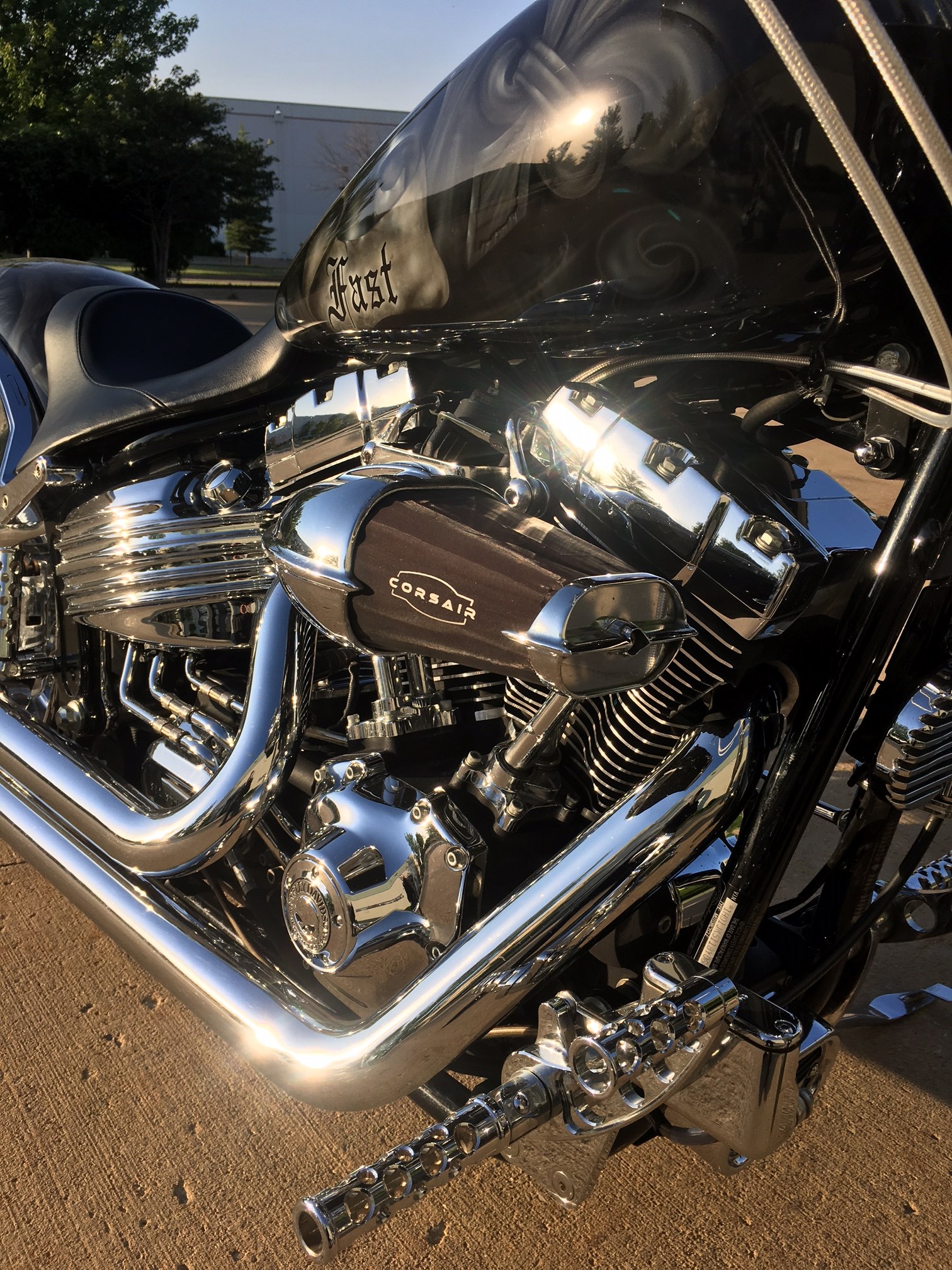 2008 HarleyDavidson® FXCWC Softail® Rocker™ C (Custom Paint Set), Oswego, Illinois (763635