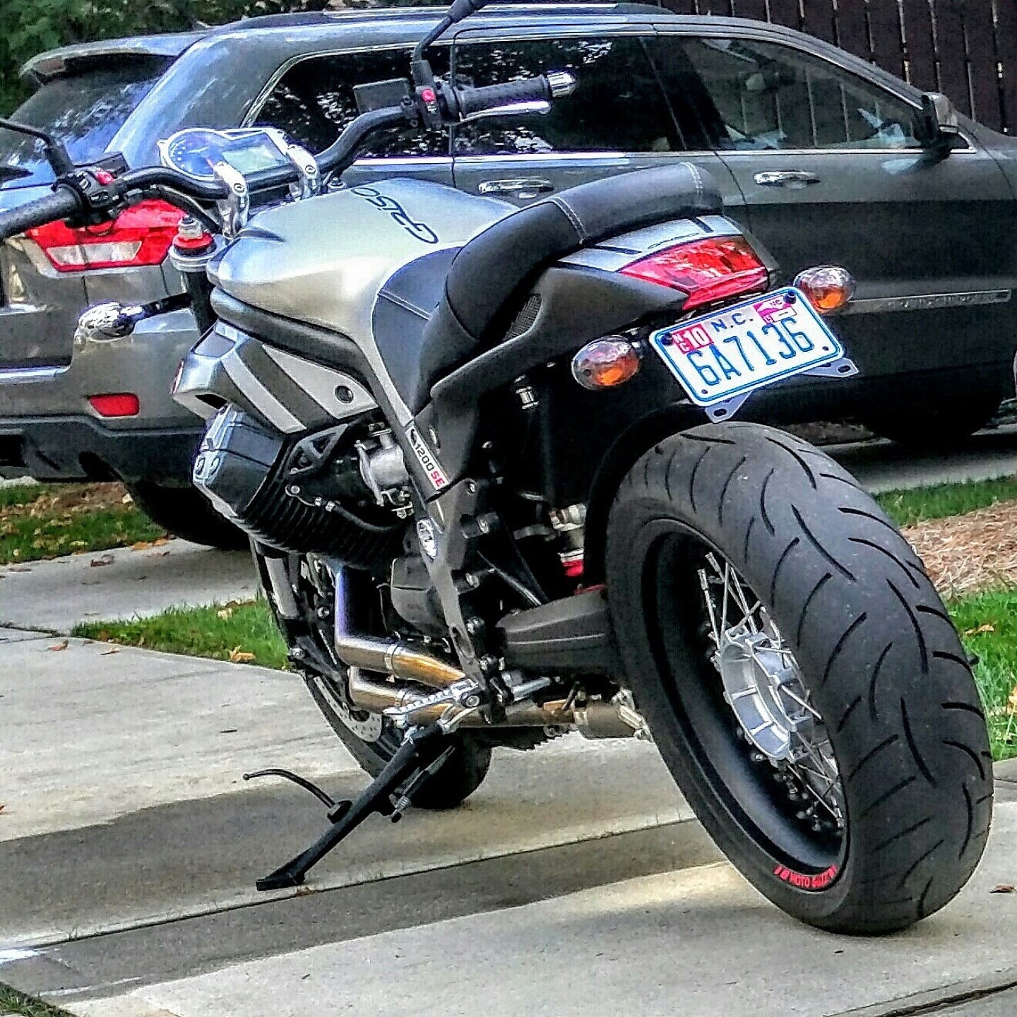 moto guzzi griso exhaust