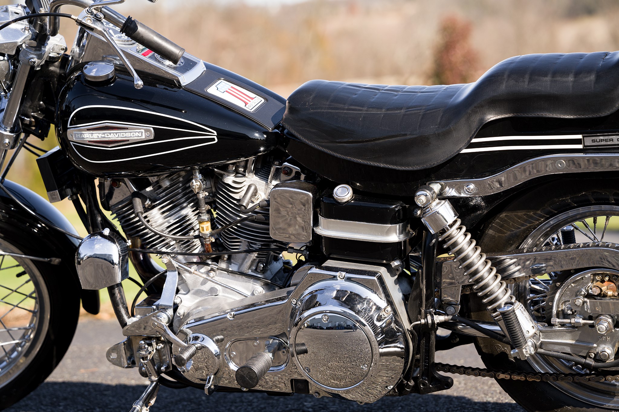 1972 HarleyDavidson® FX Super Glide® (Black), Zieglerville