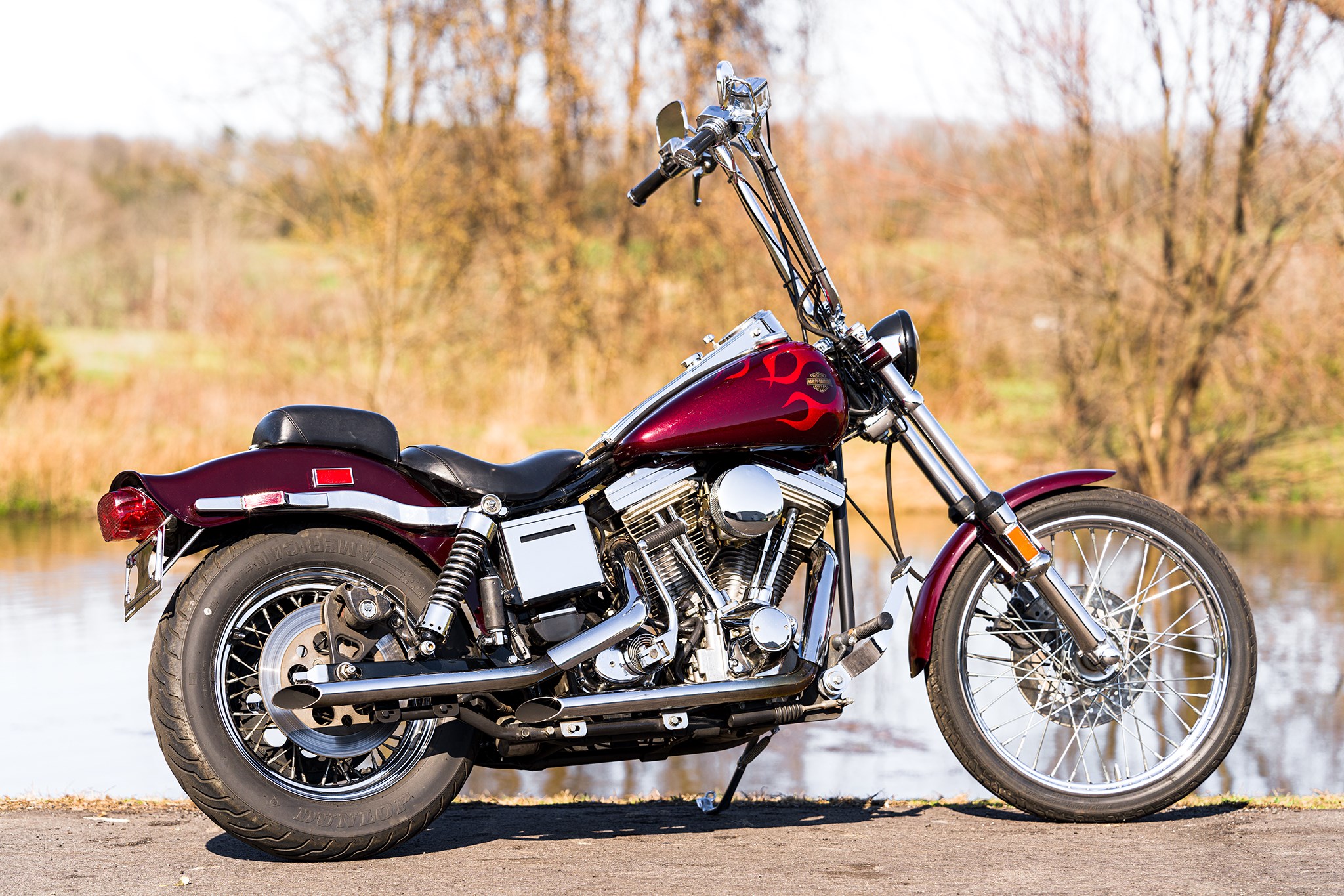 1986 HarleyDavidson® FXWG Wide Glide® (Red TwoTone), Zieglerville