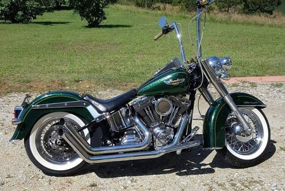 2013 HarleyDavidson® FLSTN Softail® Deluxe (Green Hard Candy Custom