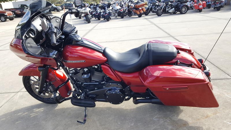 wicked red denim road glide