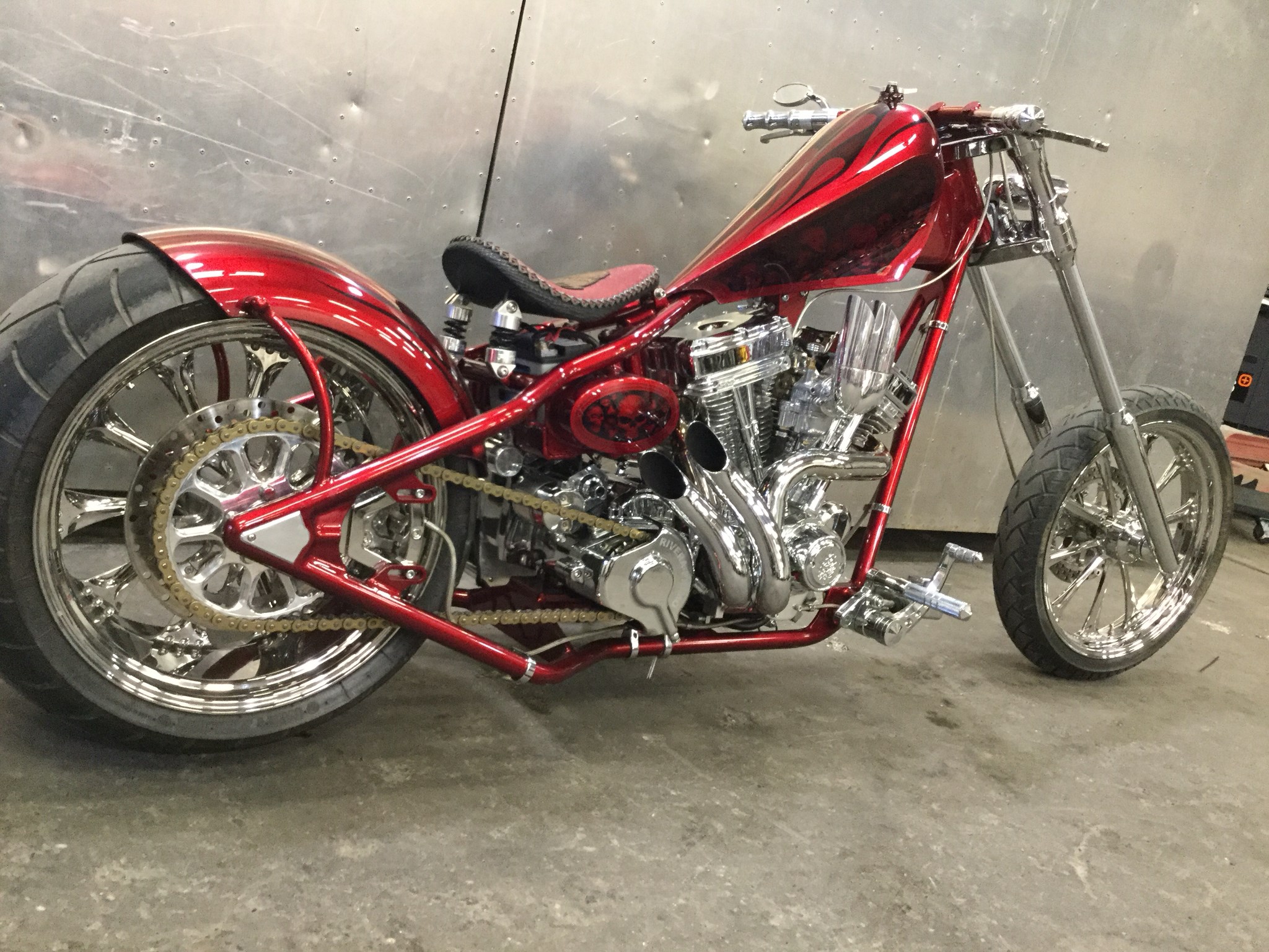 2005 Special Construction Chopper (Red), Salt Lake City, Utah (863296