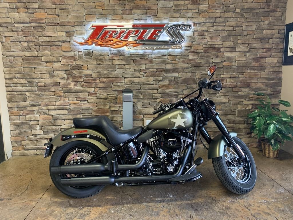2017 HarleyDavidson® FLS Softail® Slim® S (OLIVE GOLD DENIM), Westover
