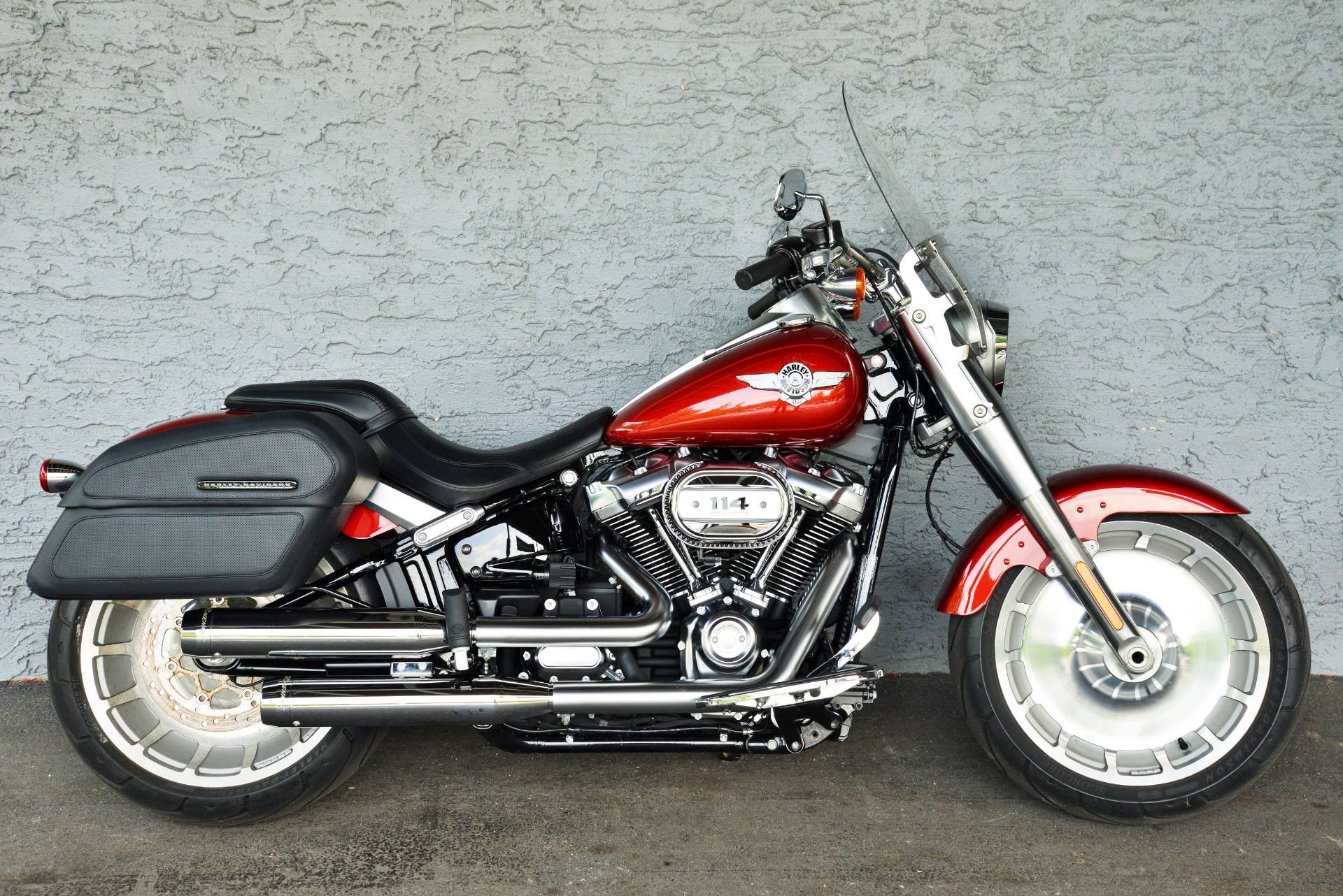 2019 HarleyDavidson® FLFB Softail® Fat Boy® (WICKED RED), Lakewood, New Jersey (993059