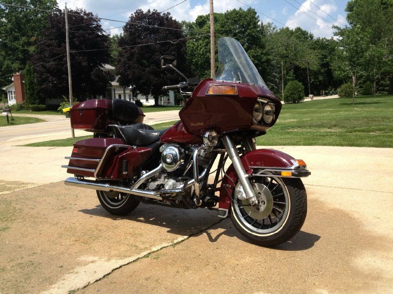 1983 HarleyDavidson® FLT Tour Glide® (Maroon), Janesville, Wisconsin