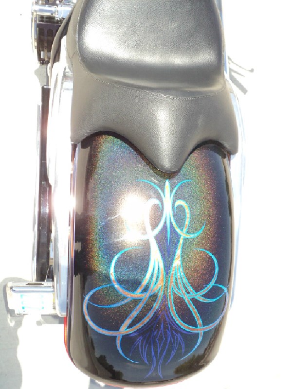 2005 Ness Motorcycles Pro Street Custom (Chameleon, Orange, Purple