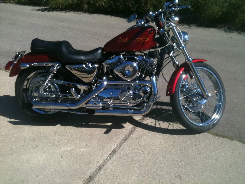 1997 Harley-Davidson® XL1200C Sportster® 1200 Custom (red ...