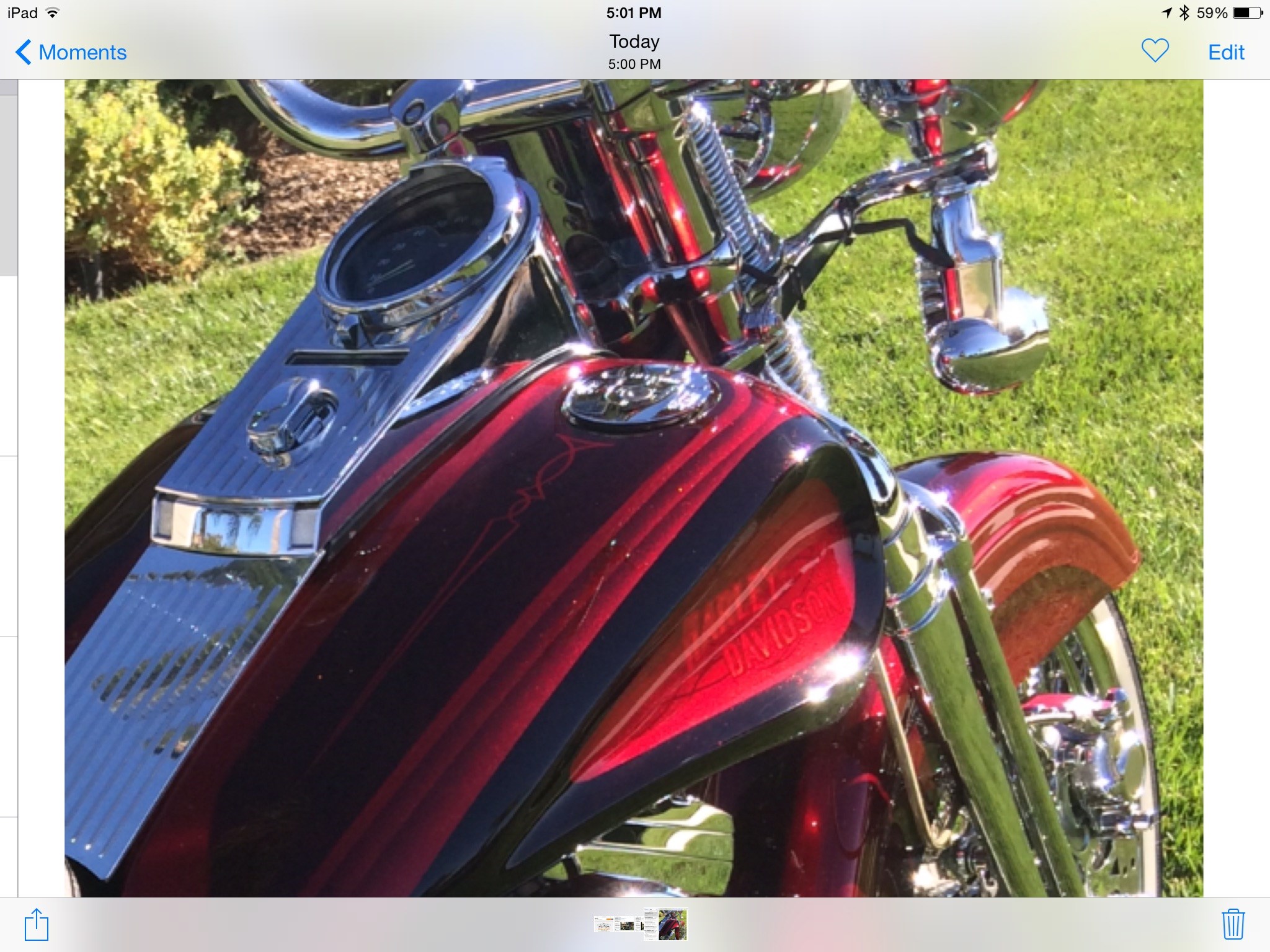 1999 HarleyDavidson® FXSTC Softail® Custom (Brandy Wine), Porterville