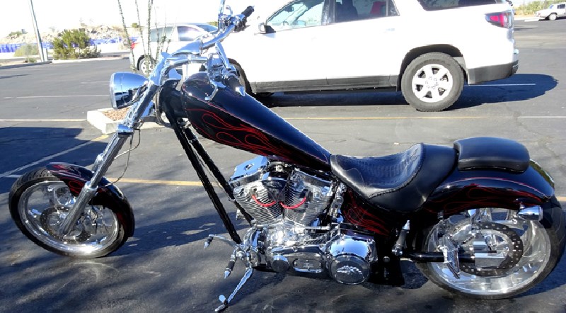 2007 American IronHorse Texas Chopper (Black), San Diego, California