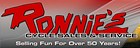 Ronnie's Cycle Sales of Adams's Logo
