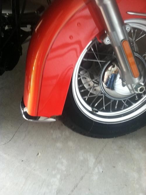 Harley Davidson Heritage Classic Front Fender Skirt Harley Davidson Heritage Classic Front Fender Skirt