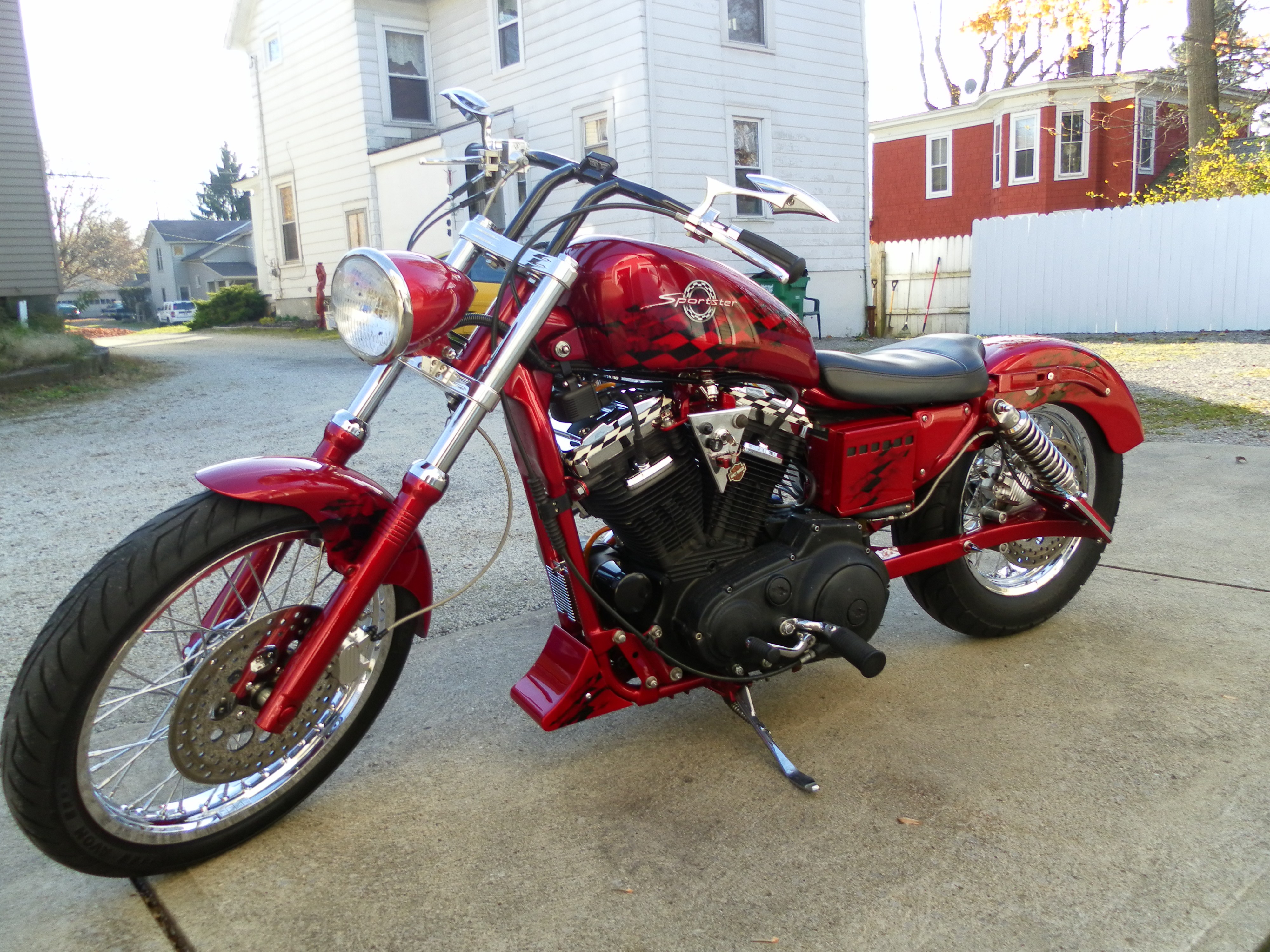 1989 HarleyDavidson® XLH1200 Sportster® 1200 (Candy Apple Red), Chardon, Ohio (350077