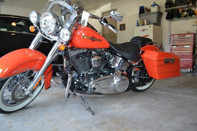 2012 HarleyDavidson® FLSTN Softail® Deluxe (Tequila Sunrise Orange