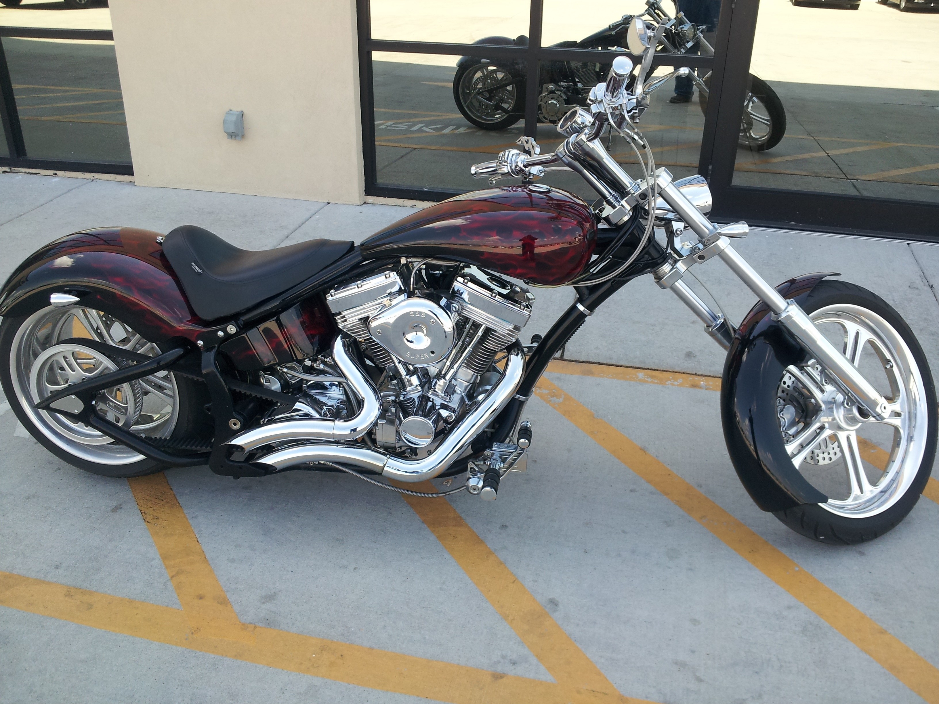 2008 Southern Motorcycle Works Godfather (Black cherry with red ghost