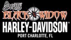 Bert's Black Widow Harley-Davidson's Logo