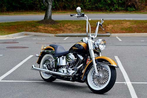 00s Harley Davidson ラグランワッフルロンT M ファイア 00s Harley Davidson ラグランワッフルロンT M ファイア