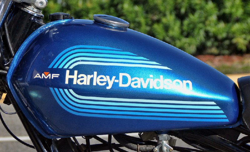 HARLEY-DAVIDSON AMF タンク 青　スポタン HARLEY-DAVIDSON AMF タンク 青 スポタン HARLEY-DAVIDSON AMF タンク