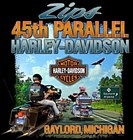 Zips 45th Parallel Harley-Davidson's Logo