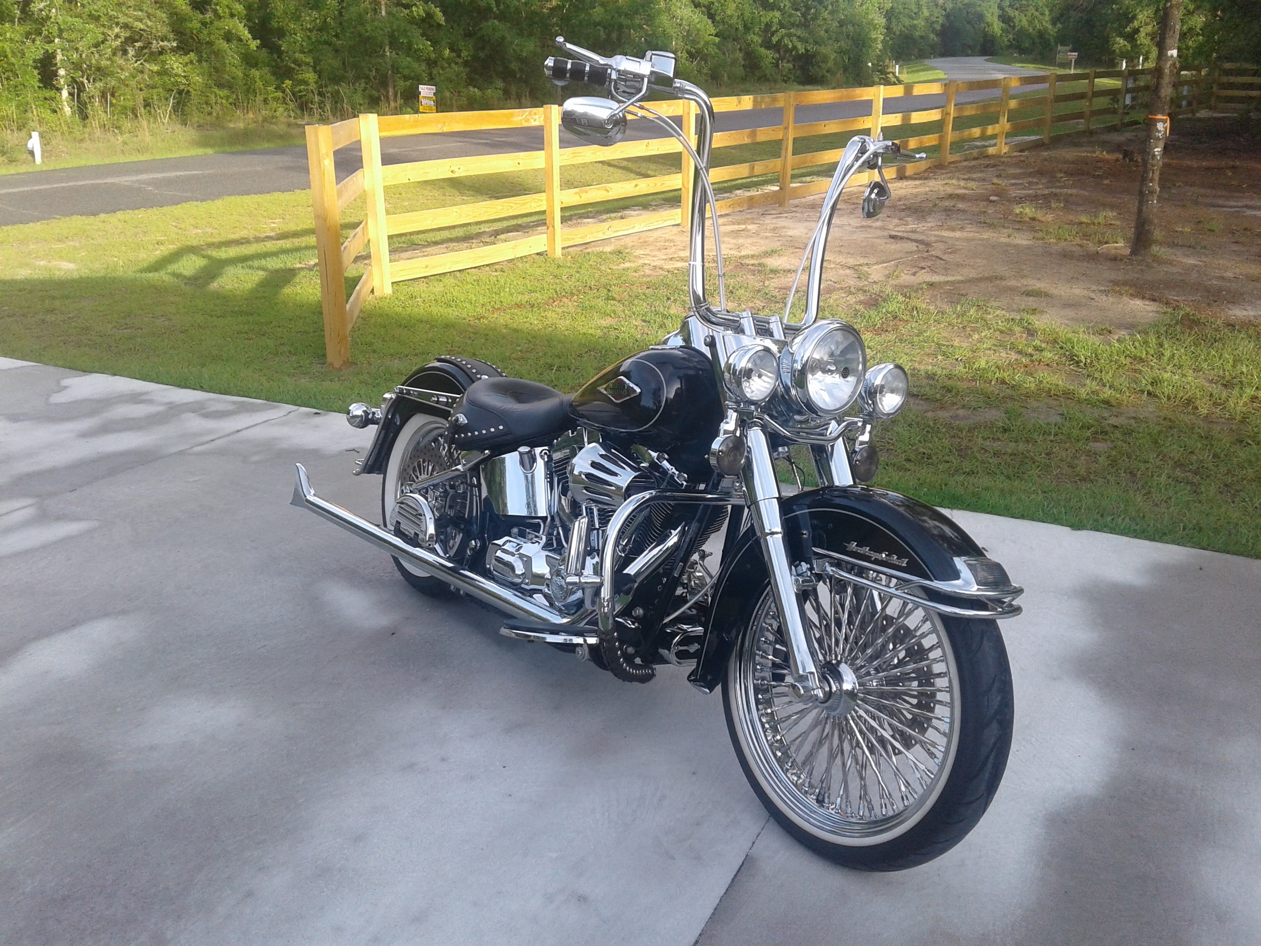 black heritage softail