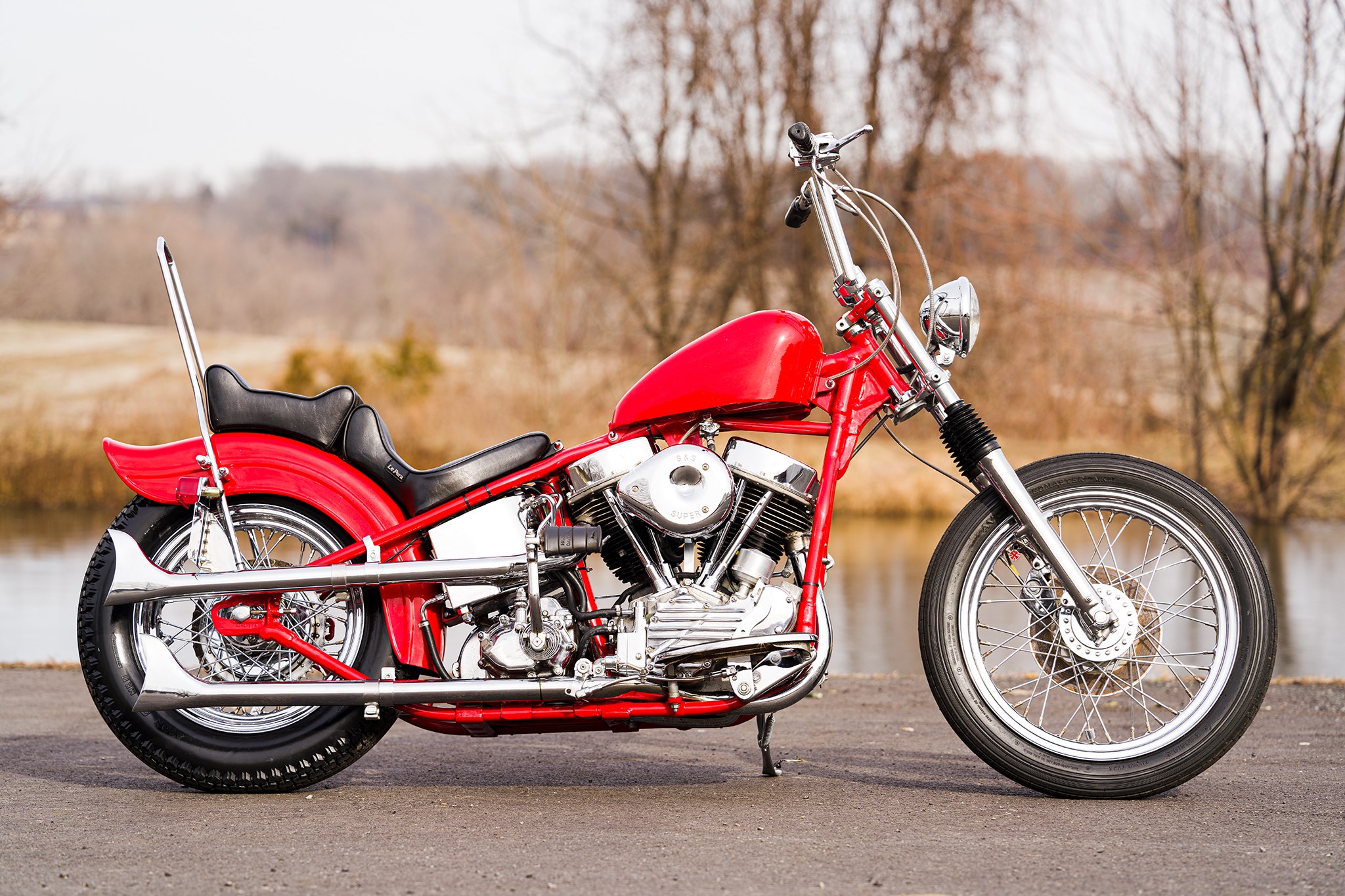1951 HarleyDavidson® FLH Panhead (Red Metallic), Zieglerville