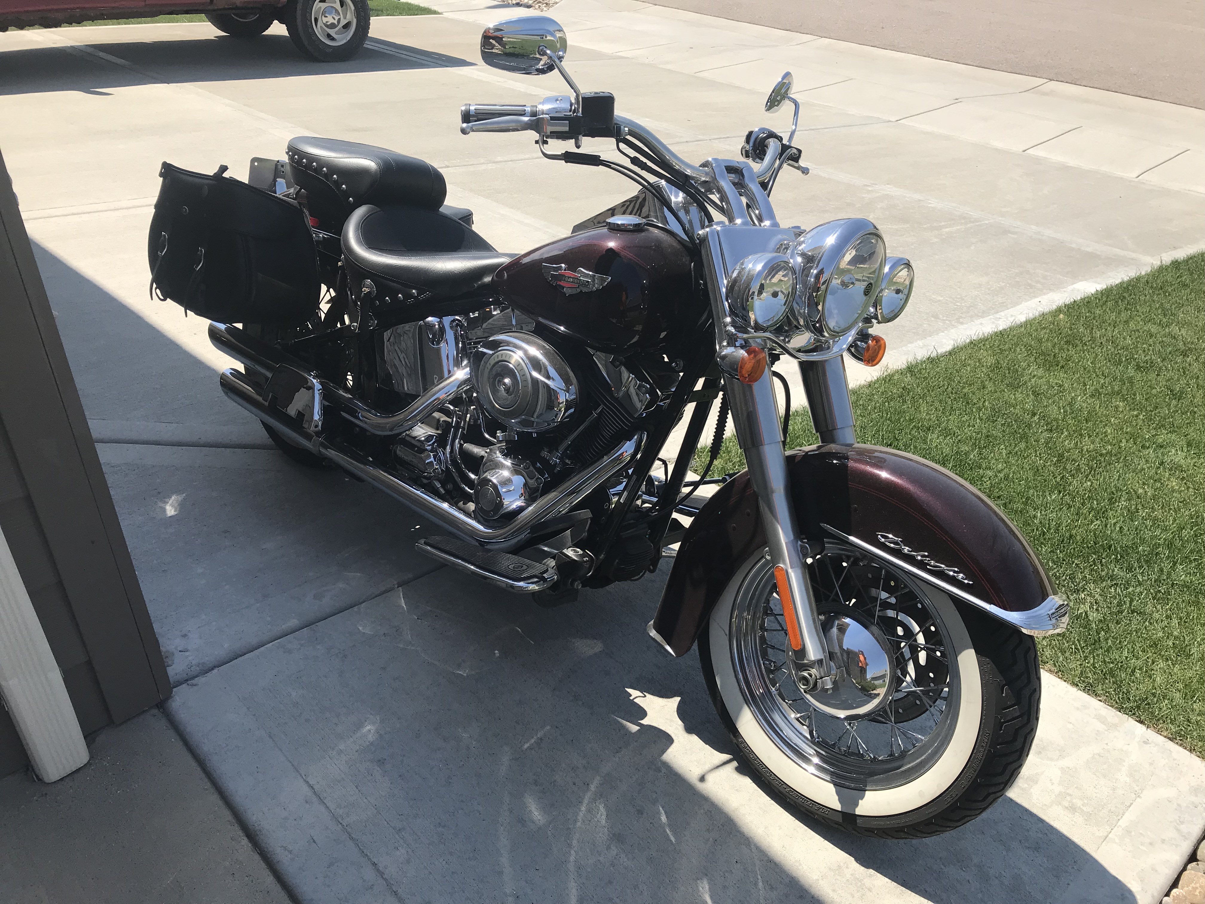 black cherry pearl harley