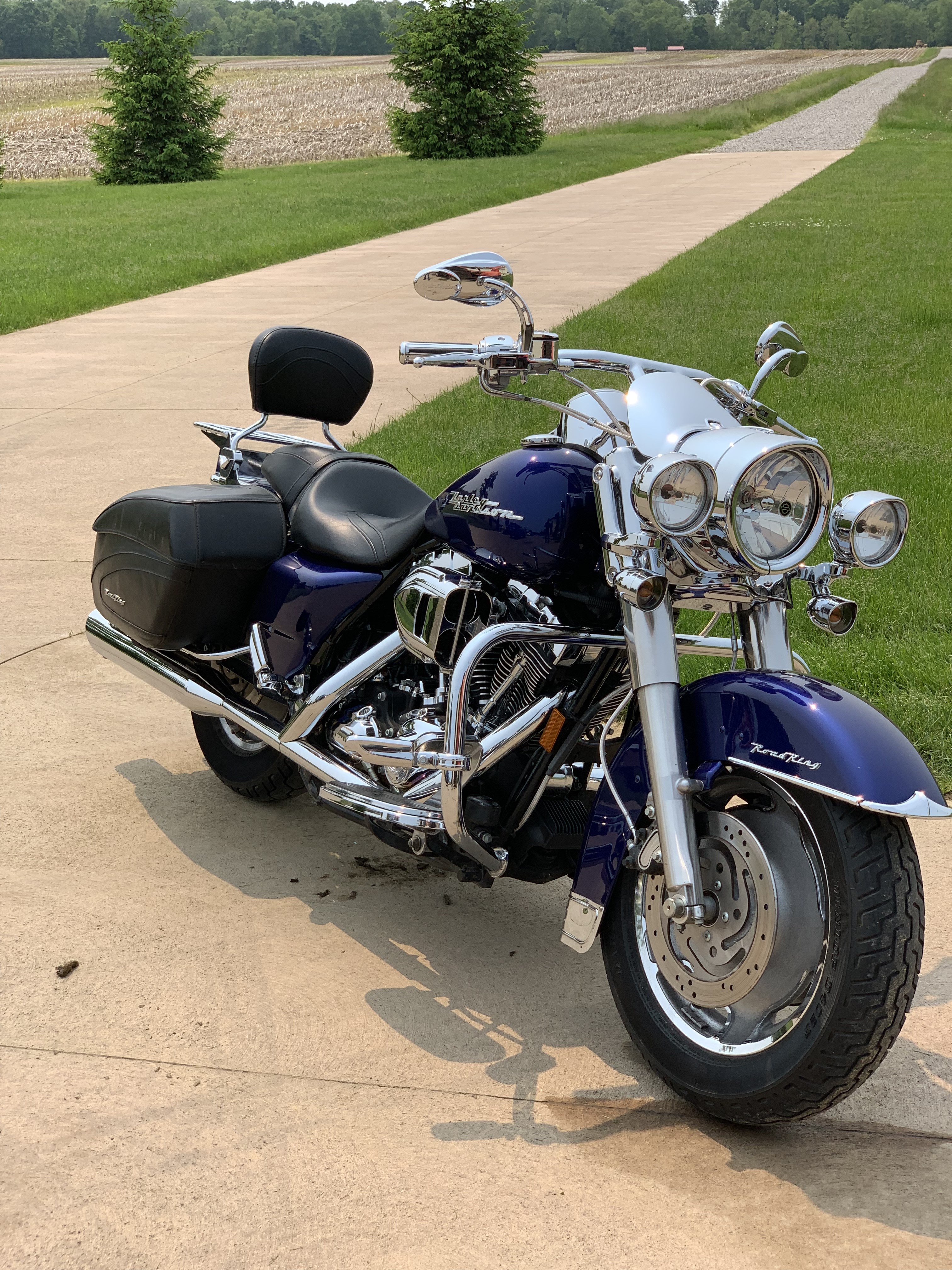2007 HARLEY ROAD KING CUSTOM FOR SALE visual data 8