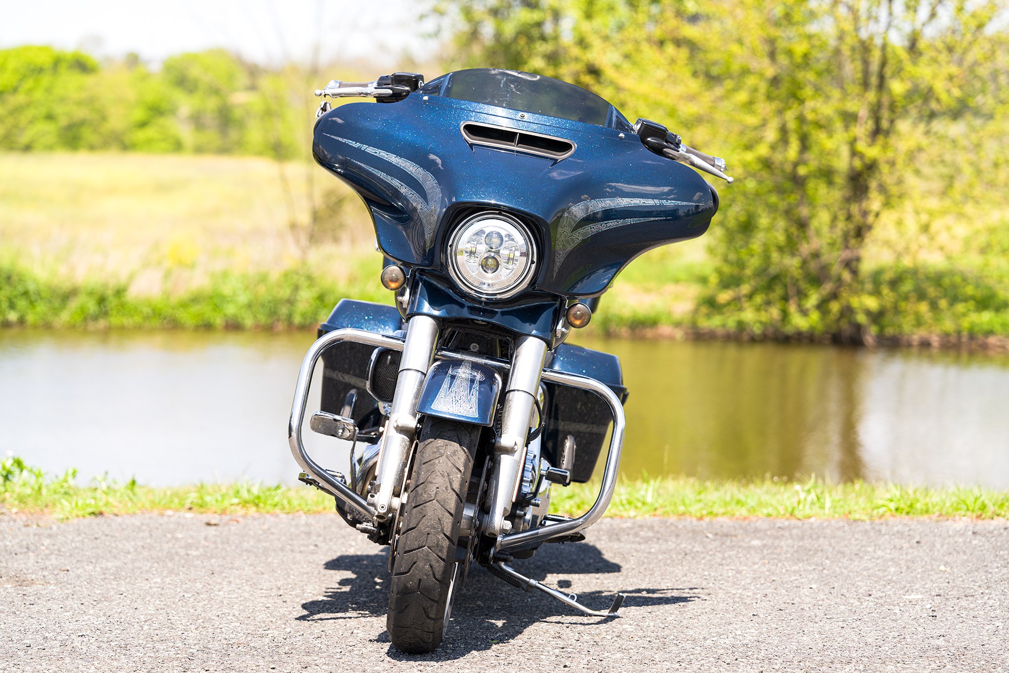 electric blue street glide