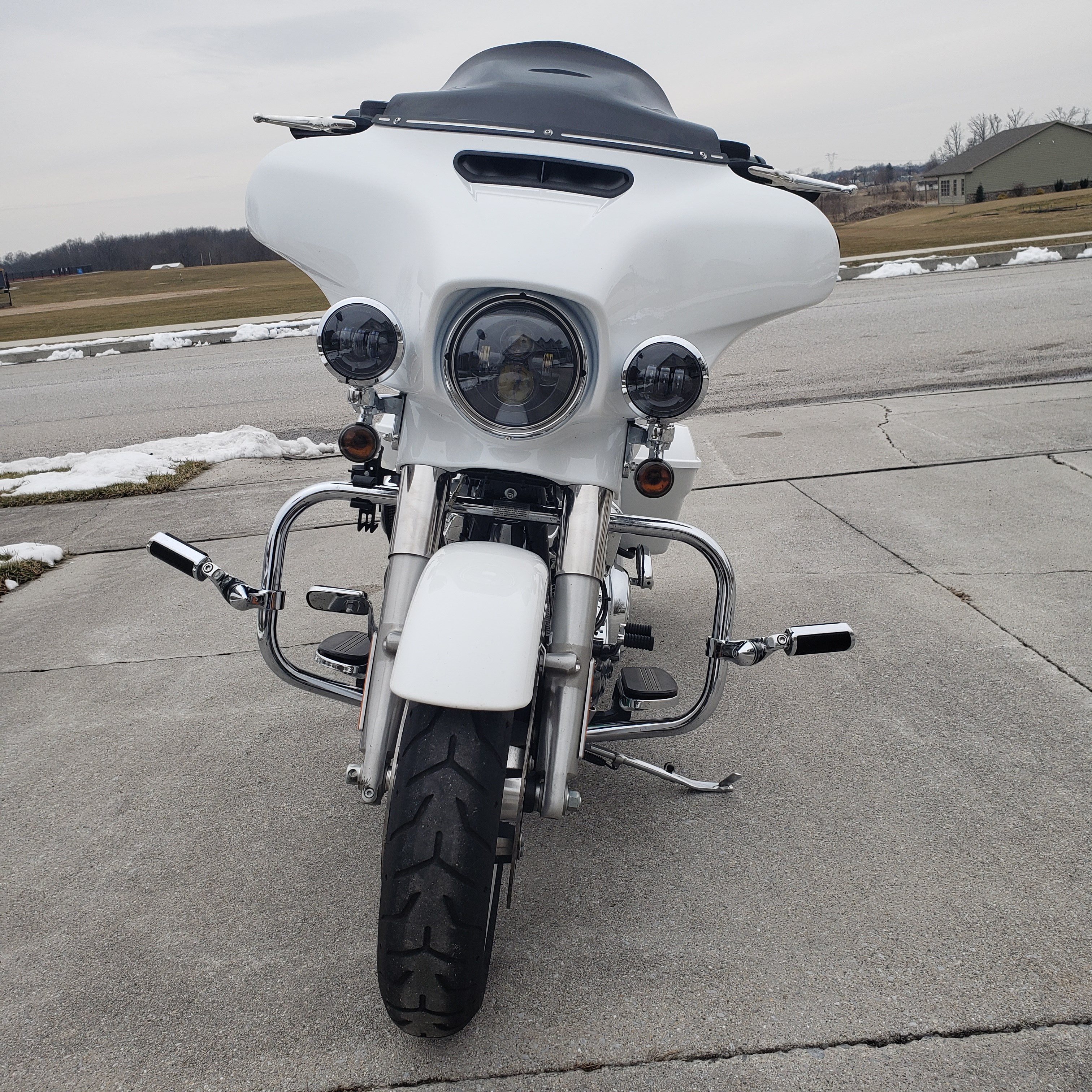 harley crushed ice pearl paint