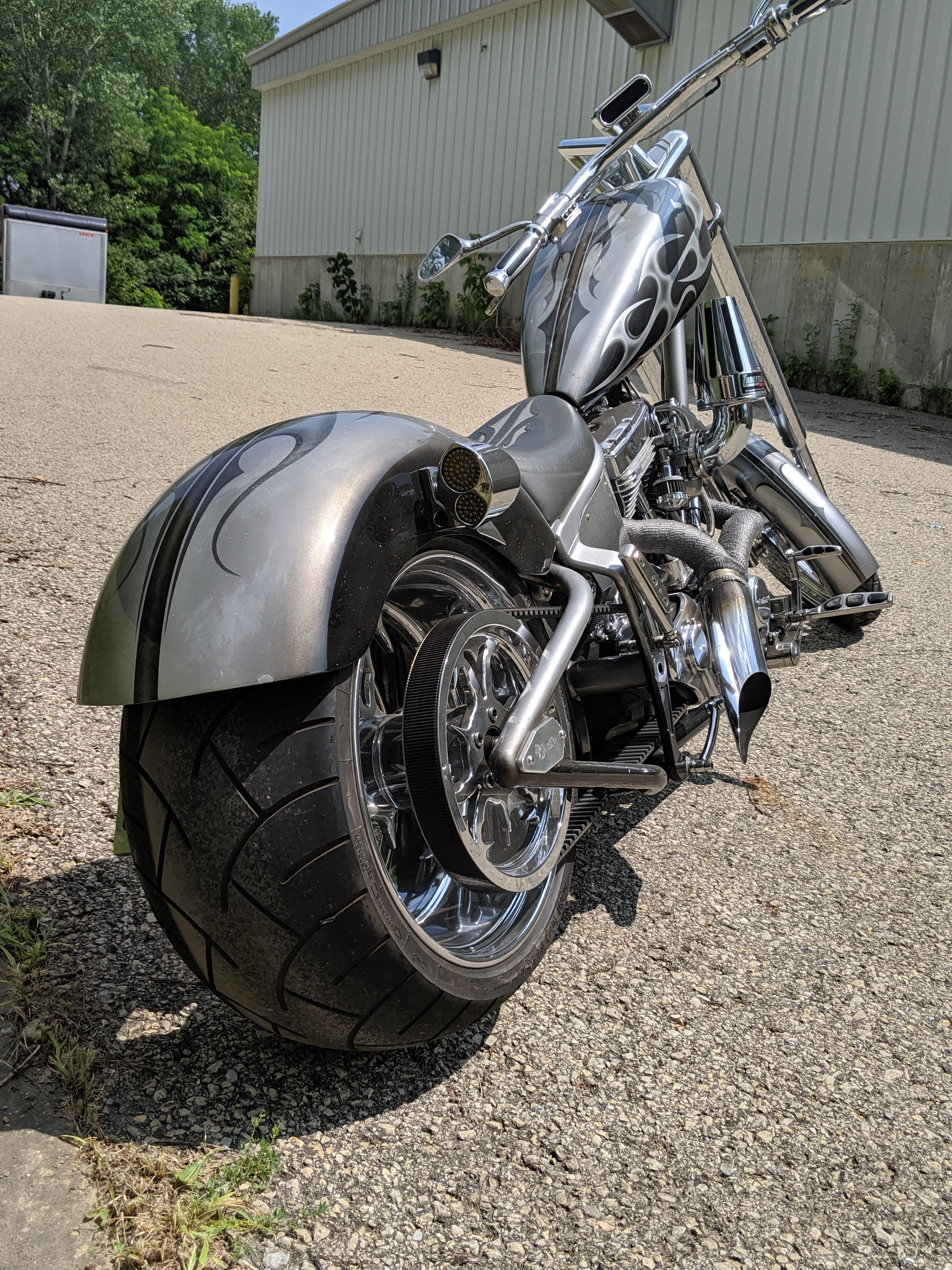 2004 Special Construction Chopper (Custom Silver ), Cross plains
