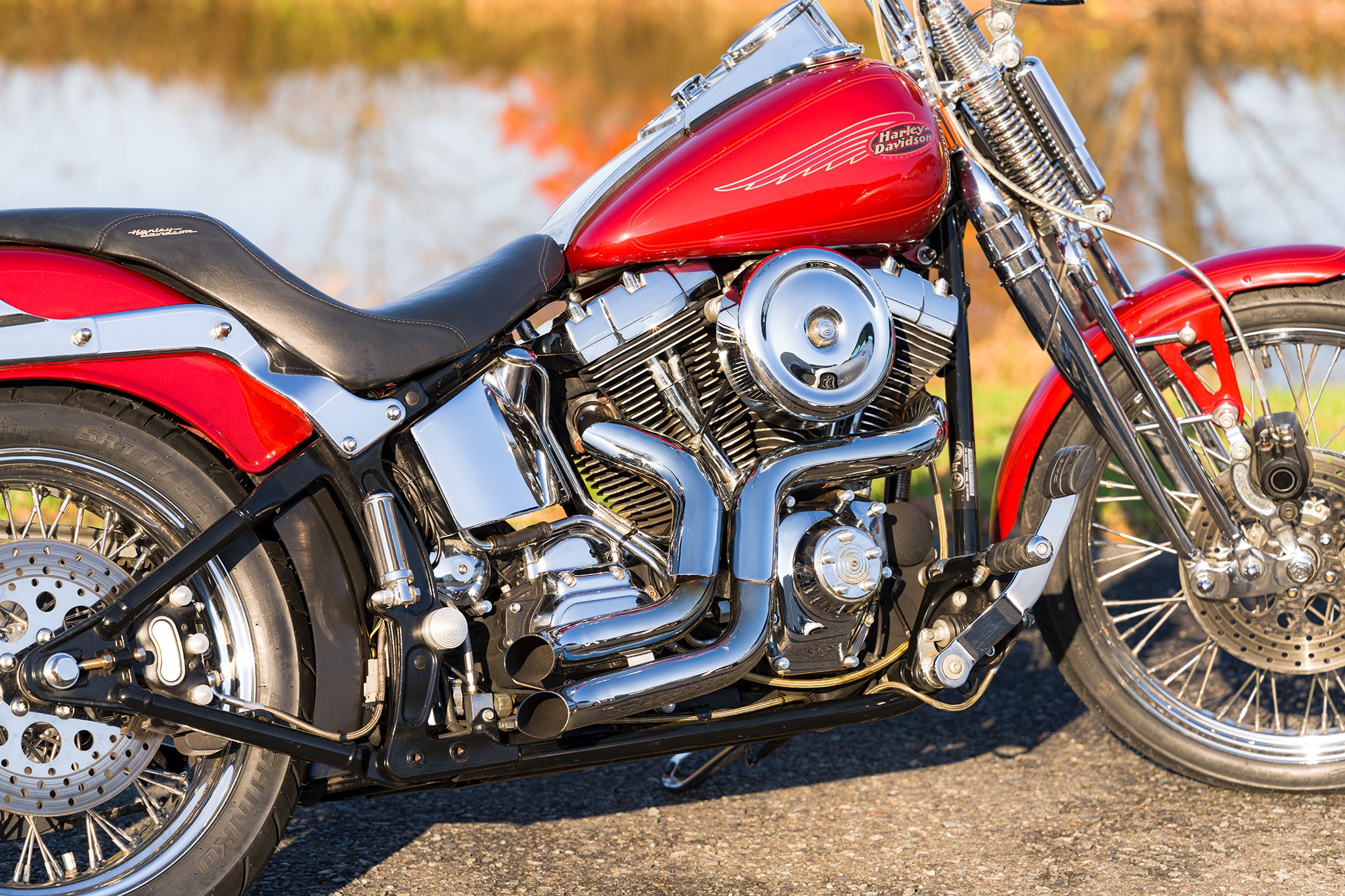 2000 HarleyDavidson® FXSTS Softail® Springer® (Luxury Rich Red