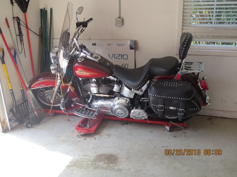 Harley Davidson Bike Covers >> 2008 Harley Davidson Flstc Heritage Softail Classic Red Harley Davidson Bike Covers >> 2008 Harley Davidson Flstc Heritage Softail Classic Red