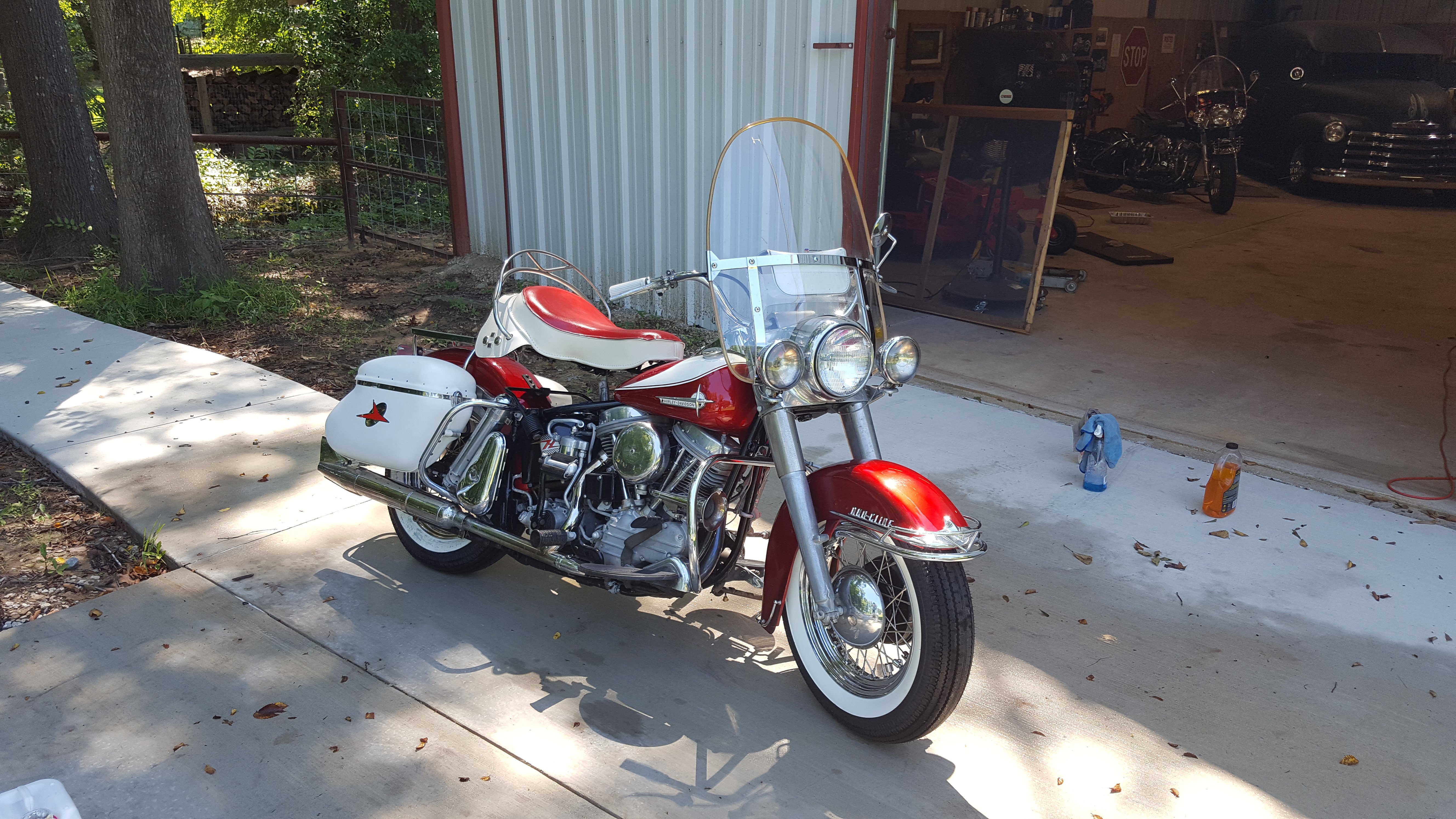 Décoration De Noël Hallmark - Harley-Davidson Duo-Glide 1962 - Suspension Miniature Métal